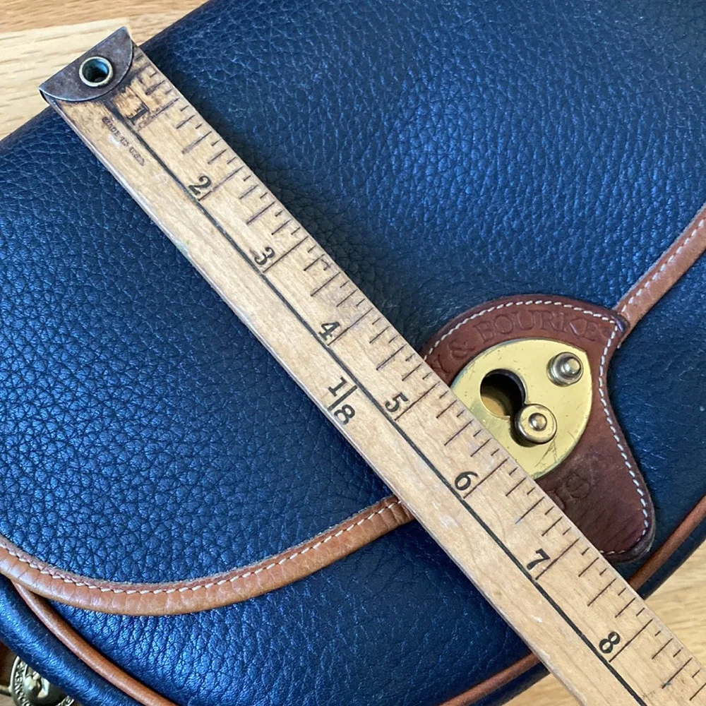 Vintage Dooney  & Bourke  Saddle Cross body Bag